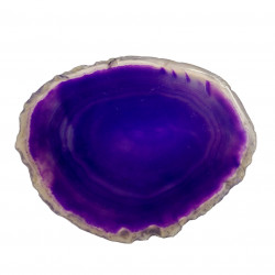 purple agate slice