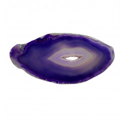 purple agate slice