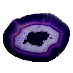 purple agate slice
