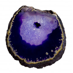 purple agate slice