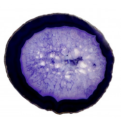 purple agate slice