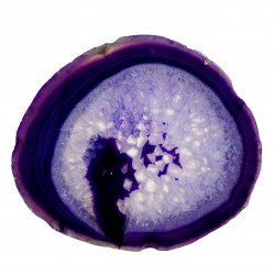 purple agate slice