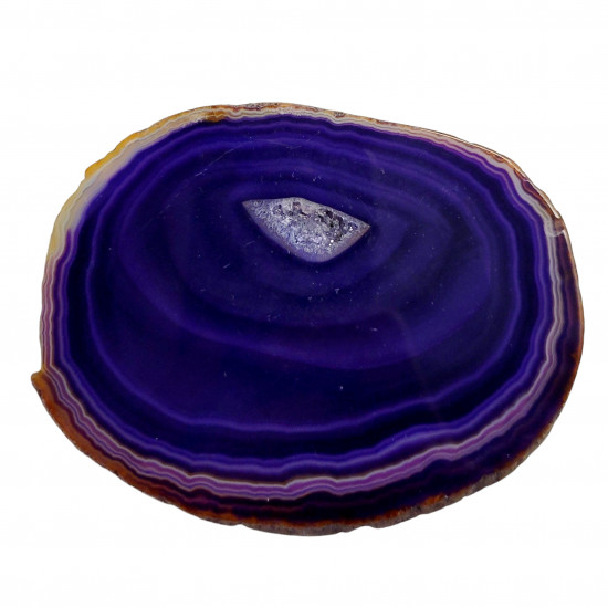 purple agate slice