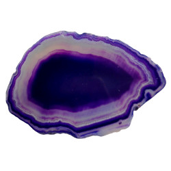 purple agate slice
