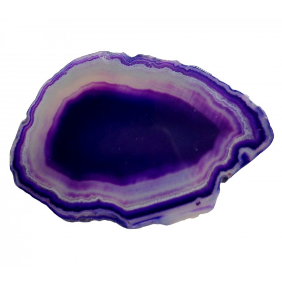 purple agate slice