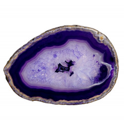 purple agate slice