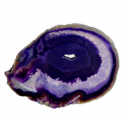 purple agate slice