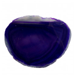 purple agate slice