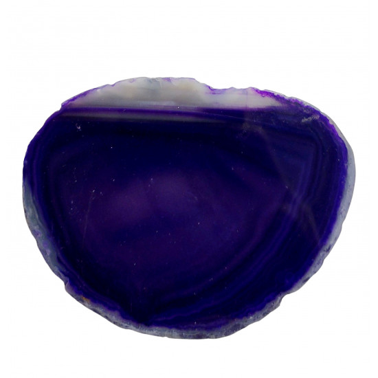 purple agate slice