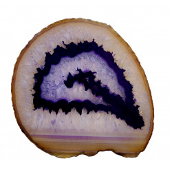 purple agate slice