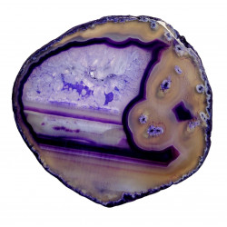purple agate slice