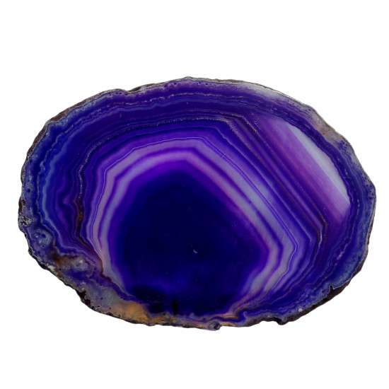 purple agate slice