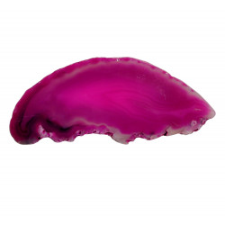 Tranche d'agate rose