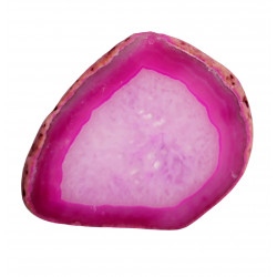pink agate slice