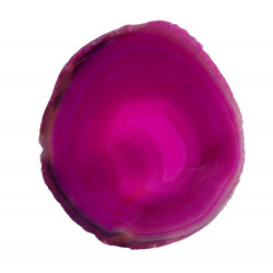 pink agate slice