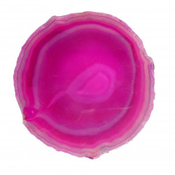 pink agate slice