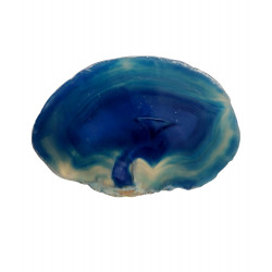 blue agate slice