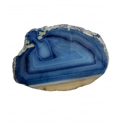 blue agate slice