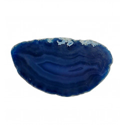 blue agate slice