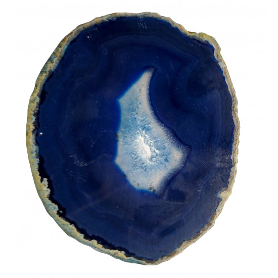 blue agate slice