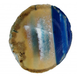 blue agate slice