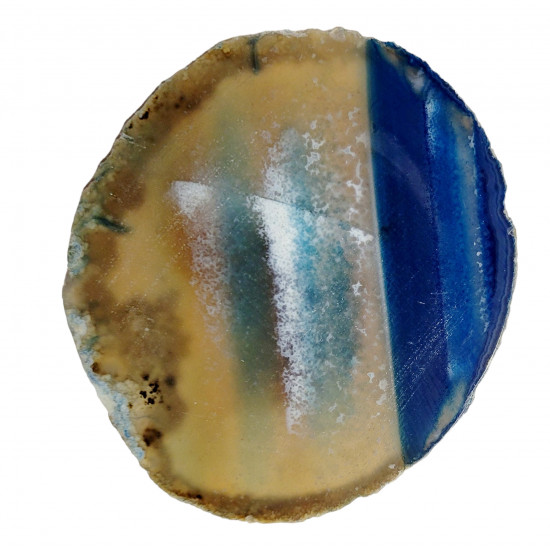 blue agate slice