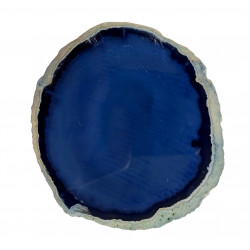 blue agate slice