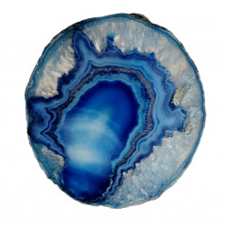 blue agate slice