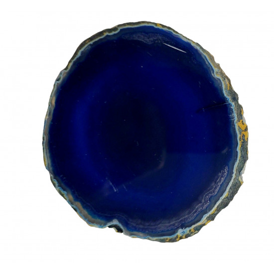 blue agate slice