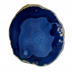 blue agate slice