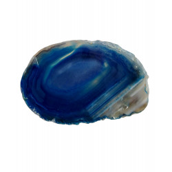 blue agate slice
