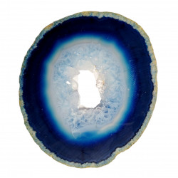 blue agate slice