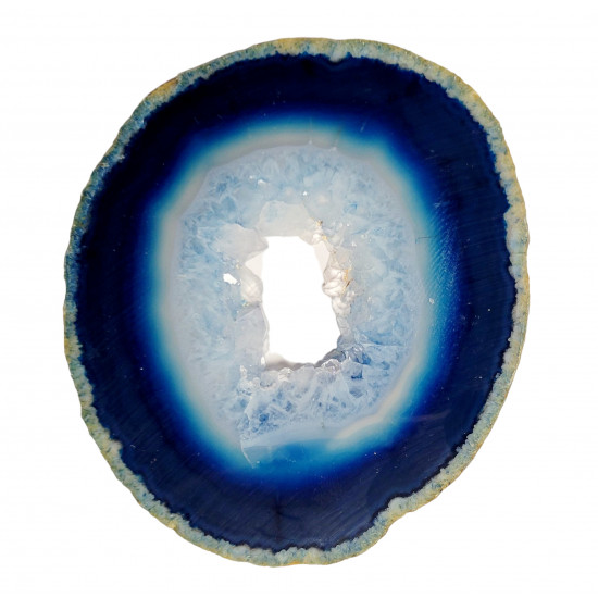 blue agate slice