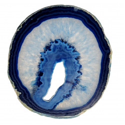 blue agate slice
