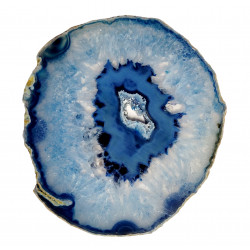 blue agate slice