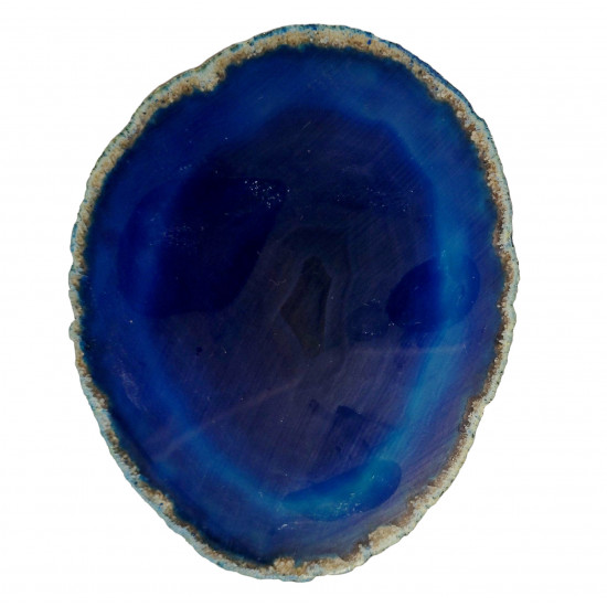 blue agate slice