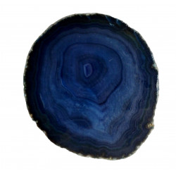 blue agate slice