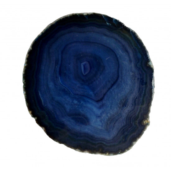 blue agate slice