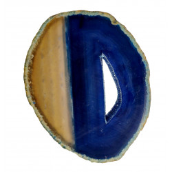 blue agate slice