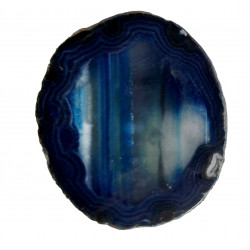 blue agate slice