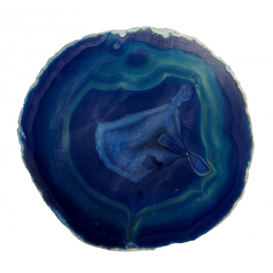 blue agate slice