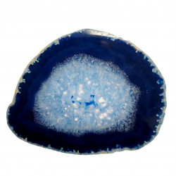 blue agate slice