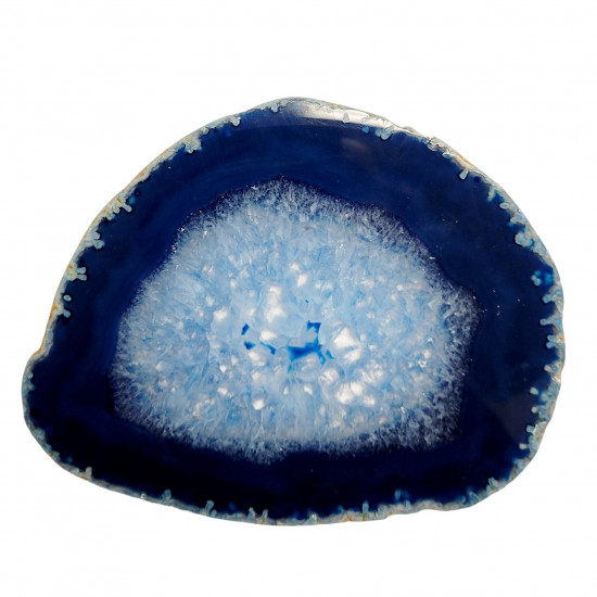 blue agate slice