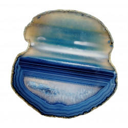 blue agate slice