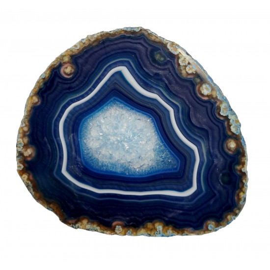 blue agate slice