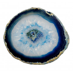 blue agate slice