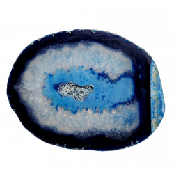 blue agate slice