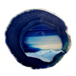 blue agate slice