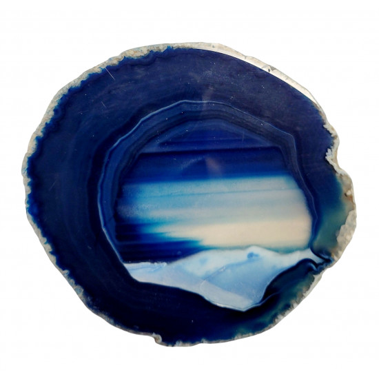 blue agate slice