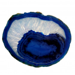 blue agate slice
